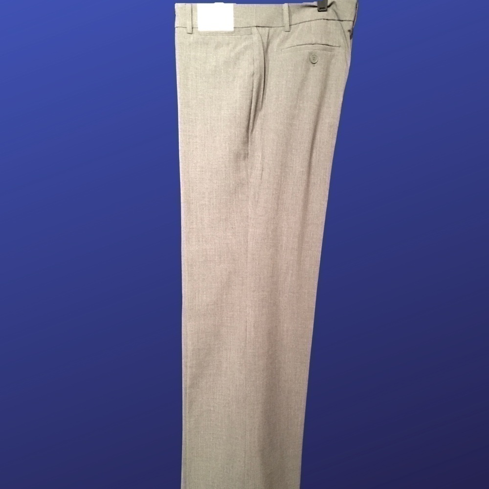 NEW YORK & COMPANY STRETCH City Stretch Luxe 5th Ave. Pant, NWT, GRAY, 8 TALL